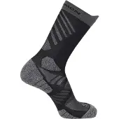 Salomon Aero Crew, chaussettes de course, noir