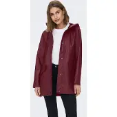 ONLY Manteau mi-saison 'ONLElisa' lie de vin