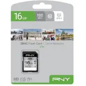 PNY SD HC Card 16GB Elite R100MB/s retail