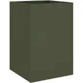 vidaXL Jardinière vert olive 52x48x75 cm acier
