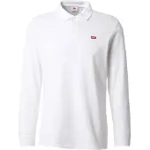 Levi's pour homme. 0012D-0000 Polo Housemark Polo Housemark Polo blanc (M), Casuel, Coton, Classique, Manche longue