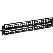 Trendnet TC-KP48S Panneau de brassage (plaque d'obturation), Serveur : accessoires, Noir
