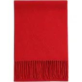 GOBI Cashmere Écharpe 'Unisex Cashmere Fringed Scarf' rouge