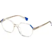 Furla Lunettes de Vue VFU578 53/16/135 Transparent beige Acetate WOMAN VFU578