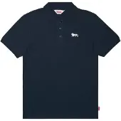 Lonsdale Polo homme coupe classique WHALTON bleu marine foncé/écru XL