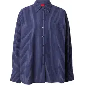 HUGO Extra 10279697 Long Sleeve Blouse Bleu 38 Femme
