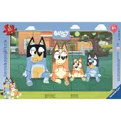 Ravensburger Puzzle cadre Bluey et sa famille 15 pièces