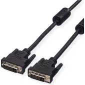 Value 11.99.5555 câble DVI 5 m DVI-D Noir