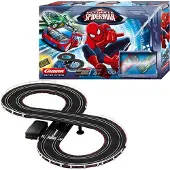 Carrera , Spider Speed Shifter et Goblin Getaway avec circuit de course miniature en forme de 8e, rouge