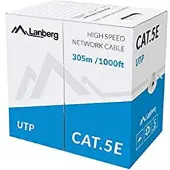 Lanberg Lcu5-10cc-0305-s Utp Cat 5e Network Cable 305 M Gris