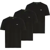 BOSS pour homme. 50559436 Pack 3 T-shirts Basic noir (M), Casuel, Coton, Manche courte