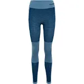 Hummel Cleaa Mid Waist Leggings Bleu L Femme