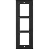 2N Telecommunications 9155013B - Cadre mural IP Verso, 3 modules - noir