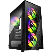 FSP Geh Midi CMT192 ATX/M-ATX/M-ITX/RGB o.N. Black retail