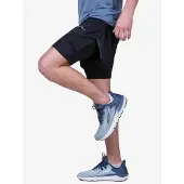 Ronhill Short M TECH 5" TWIN SHORT Man, noir uni Taille : S