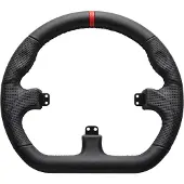Asetek SimSports GT Rim - Closed D, cuir - noir (PC), Manette, Noir
