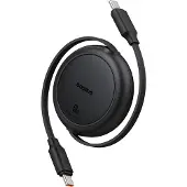 Baseus Free2Pull Mini Usb-C To Usb-C Cable, 60W, 1, (Black)