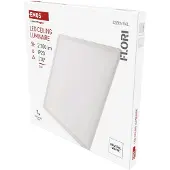 Emos Applique/plafonnier à LED FLORI, carré, blanc neutre 4000 K, 2200 lm, 22 W (au lieu d'une ampoule de 150 W), pour l'intérieur, 42x42 cm, blanc