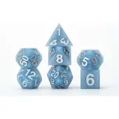 Fanroll Zestaw Kostek DnD z Silikonu o Ostrych Krawędziach - Glacial Debris (7)