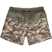 Brandit Shorts de bain beige / olive