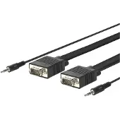 Microconnect Micro Connect MONGG3BMJ Câble VGA 3 m Noir