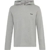 BOSS T-shirt Waffle LS-Shirt H. hommes - Gris - EU S