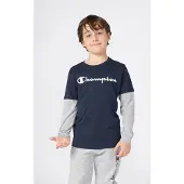 Champion T-Shirt olive / noir / blanc