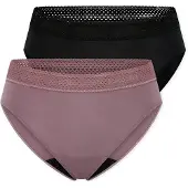 Schiesser Slip ' Care ' violet / noir