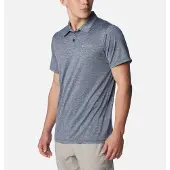 Columbia Hike Short Sleeve Polo Gris L Homme