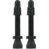 VAR Alloy Presta Valves 2 Units Noir 35 mm