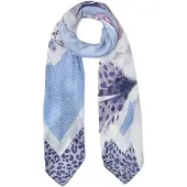 Liu Jo Foulard '2A6050 T2738' bleu clair / bleu violet / blanc