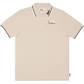 Lonsdale Polo pour homme coupe ajustée LION sable/noir/blanc XL