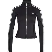 Adidas Originals Veste de survêtement 'ADIDAS X MIA MARQUEZ LONG SLEEVE ZIPPED' noir / blanc