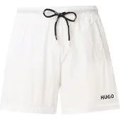HUGO Shorts de bain 'HAITI' noir / blanc