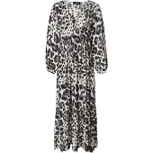 Monari Robe greige / gris clair / noir