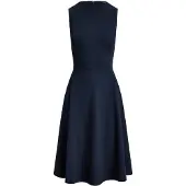 Ralph Lauren Robe 'MODERN PONTE' bleu marine