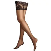 Hudson Chaussettes fines 'Glamour 20' noir