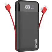 Dudao K1Pro powerbank 15Watt 4xcables black