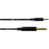 Cordial Câble Audio Stéréo Minijack/jack 3 M