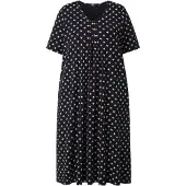 Ulla Popken Robe noir / blanc