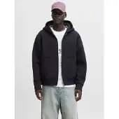 Jack & Jones Cover Scuba Full Zip Sweatshirt Noir XL Homme