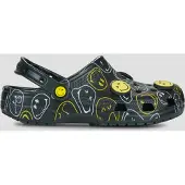 Crocs Sabots Smiley Classic Clog hommes - Noir - 48 / 49