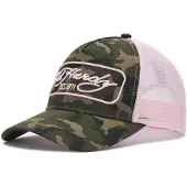 Ed Hardy Casquette Trucker 1971 Camo - Vert, Vert