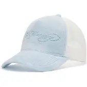 Ed Hardy Casquette bleu pastel / blanc