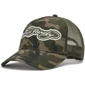 Ed Hardy Casquette Eagle Patch Trucker - Vert, Vert