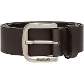 Replay Ceinture marron / argent