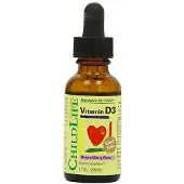ChildLife Essentials Witamina D3 - baies naturelles (30 ml) 608274109001