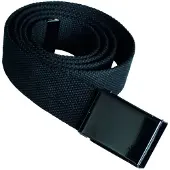 Korntex Hommes, Ceinture, Ceinture en polyester, Noir, (Taille unique)