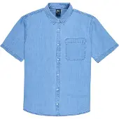 Quiksilver Carrigan Short Sleeve Shirt Bleu M Homme
