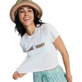 Roxy Beach Love Short Sleeve Top Blanc S Femme